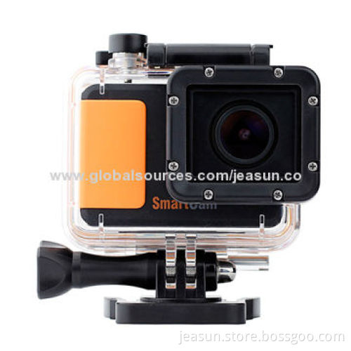 Wi-Fi 1,080P Full HD Waterproof Sports Camera with 14MP Sensor and Remote Controller